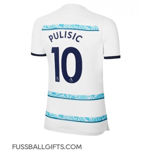 Chelsea Christian Pulisic #10 Fußballbekleidung Auswärtstrikot Damen 2022-23 Kurzarm